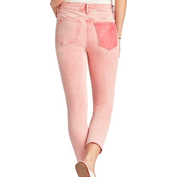 Sam Edelman Pink skinny jeans high rise NWT $98 - Picture 3 of 6